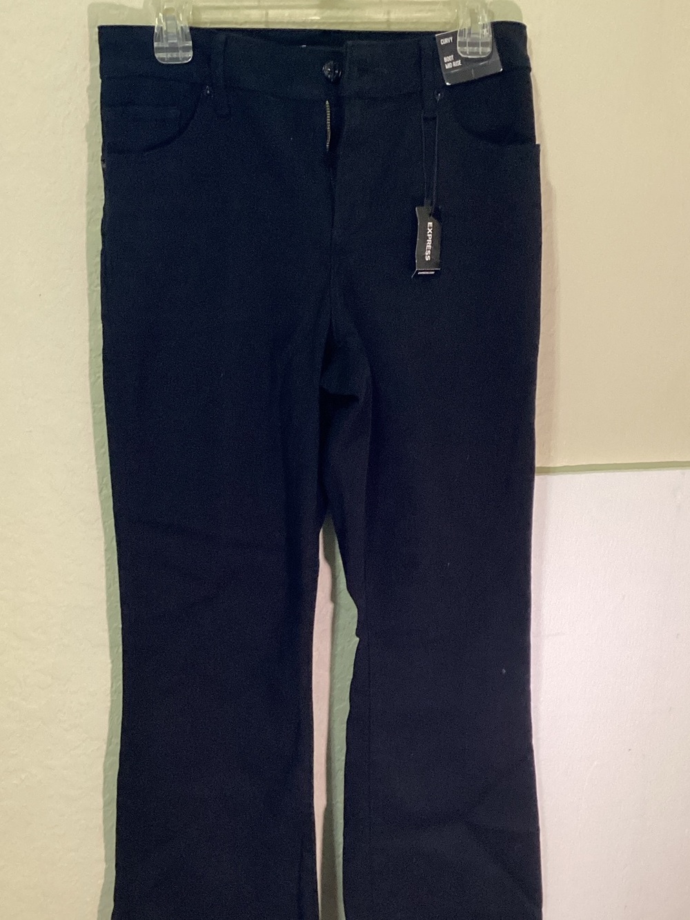 Express Black Bootcut Jeans